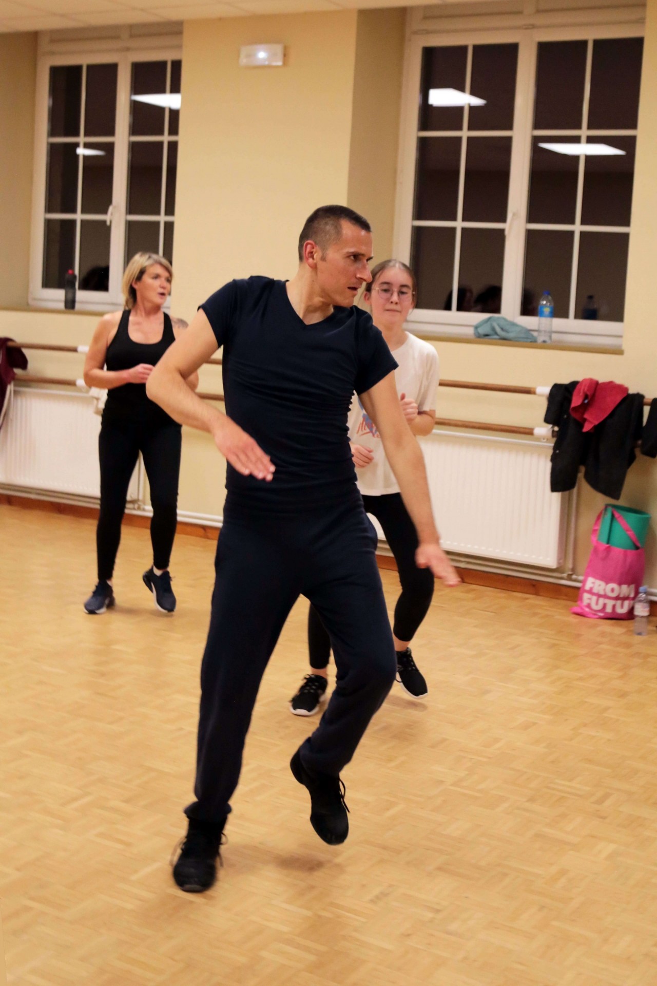 P-J en pleine Zumba