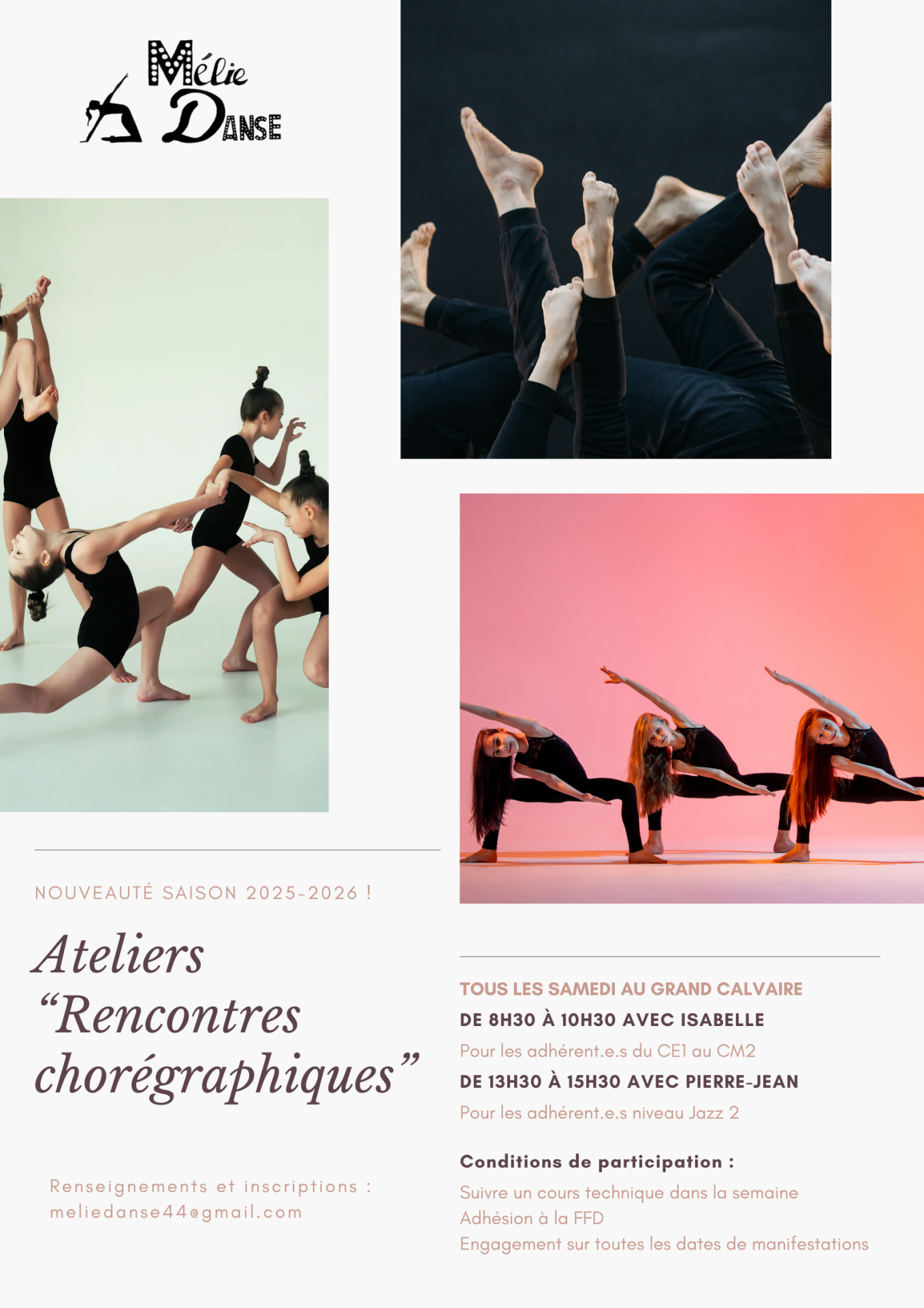 Ateliers Rencontres choregrapiques 2025-2026